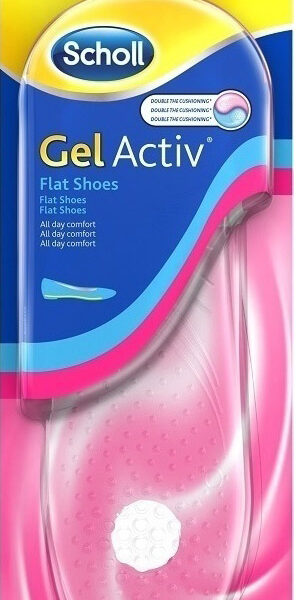Scholl Gelactiv Flat Shoes Καινοτομικοί Ανατομικοί Πάτοι για Eξαιρετική Άνεση στα Παπούτσια Χωρίς Τακούνι Μεγέθους 35-40,5 1 ζευγάρι