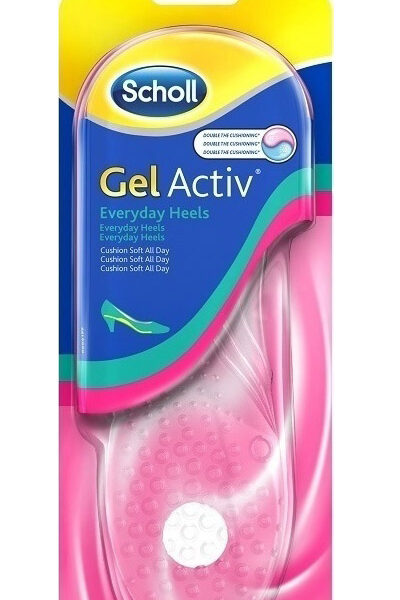 Scholl Gel Activ Everyday Heels Καθημερινοί Γυναικείοι Πάτοι για Παπούτσια με Τακούνι Μεγέθους 35-40,5 1 Ζεύγος