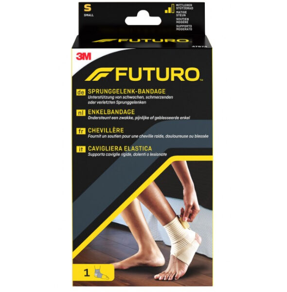 Futuro Wrap Around Ankle Support Ελαστική Επιστραγαλίδα Δετή σε Μπεζ χρώμα [47876] 1τμχ