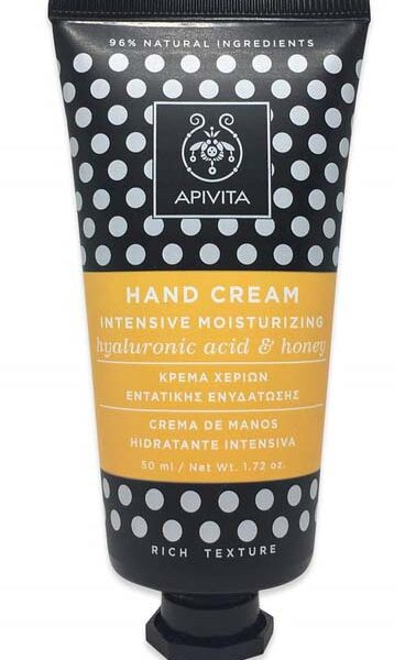 Apivita κρέμα χεριών εντατικής ενυδάτωσης με υαλουρονικό και μέλι 50ml