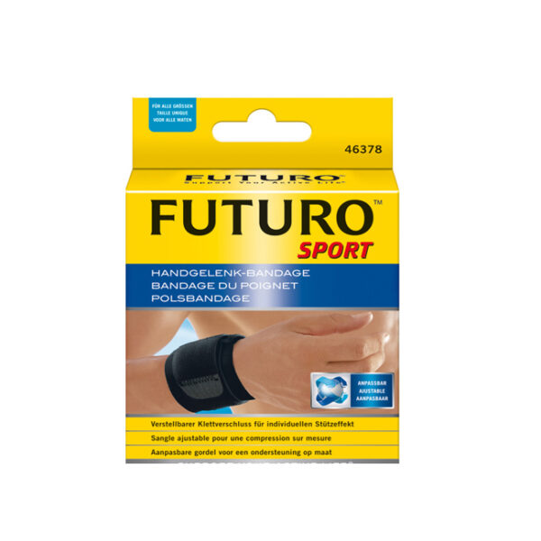 Futuro Περικάρπιο με Δέσιμο σε Μαύρο Χρώμα One Size 46378 1τμχ