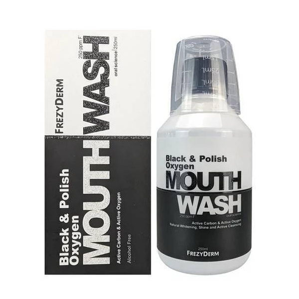 Frezyderm Black & Polish Oxygen Mouthwash 250ml