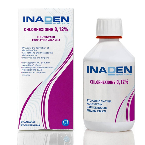 Inaden Chlorhexidine 0.12% Mouthwash 250ml