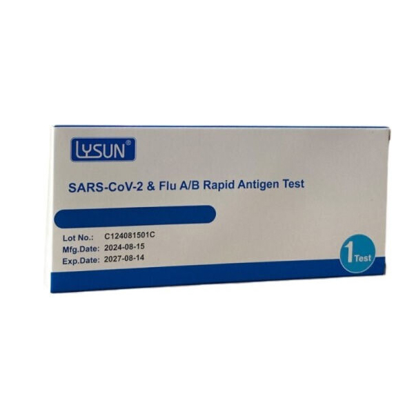 LYSUN Rapid Test Αντιγόνων του Κορωνοϊού COVID19 1 τεμάχιο