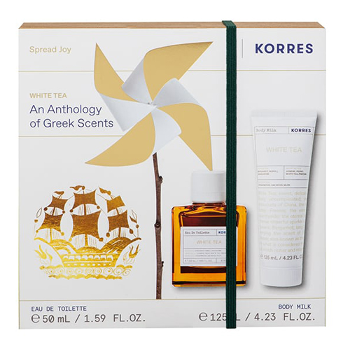 Korres Promo Pack White Tea Άρωμα 50ml & White Tea Γαλάκτωμα Σώματος, 125ml