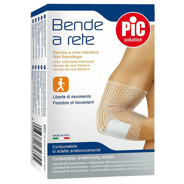 PiC Solution Ελαστικός Δικτυωτός Επίδεσμος Αγκώνα 1τμχ