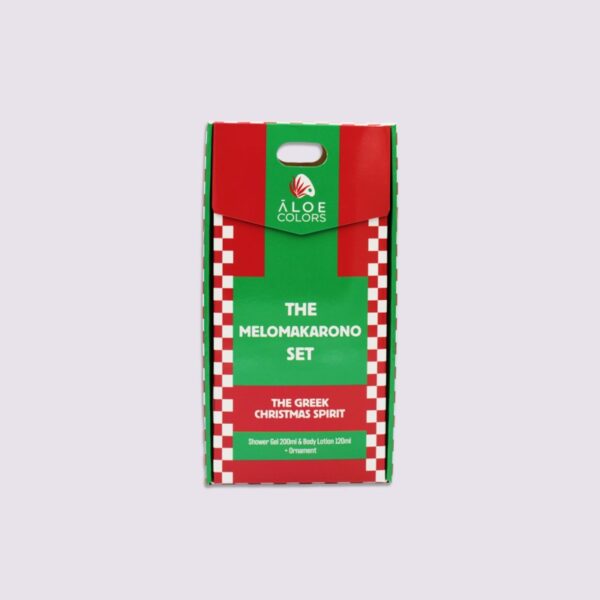 Aloe Colors Xmas Promo The Melomakarono Box με Ho Ho Ho Hand Cream Ενυδατική Κρέμα Χεριών, 75ml & Mystery Gift,