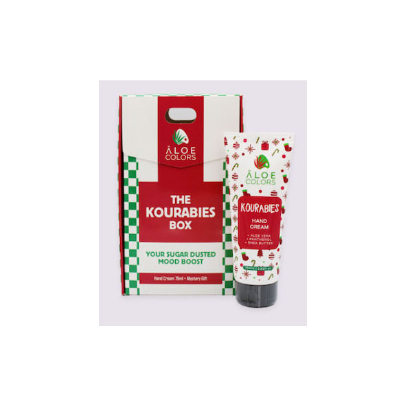 Aloe Colors The Kourabies Set Σετ Περιποίησης για Ενυδάτωση & Καθαρισμό Σώματος 2τμχ